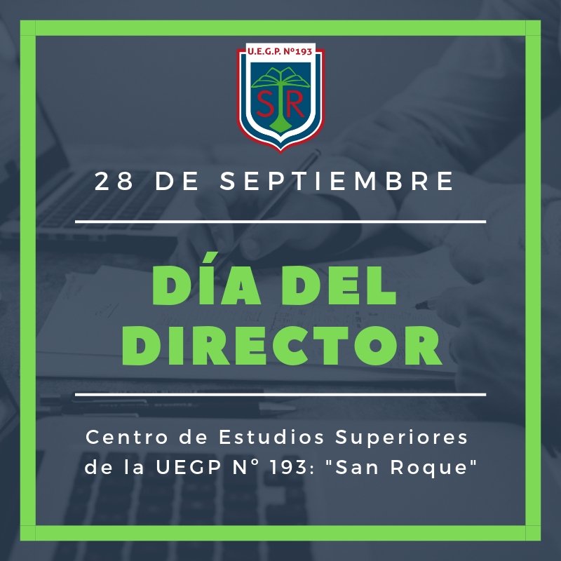 Feliz Día del Rector
