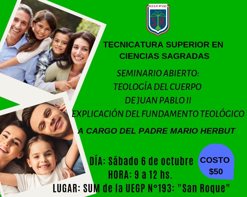 Seminario abierto: La Teología del Cuerpo