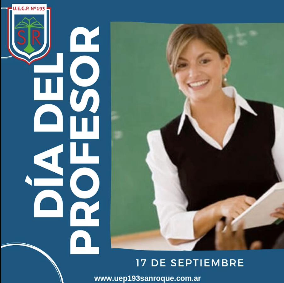 17 de septiembre – Día del Profesor