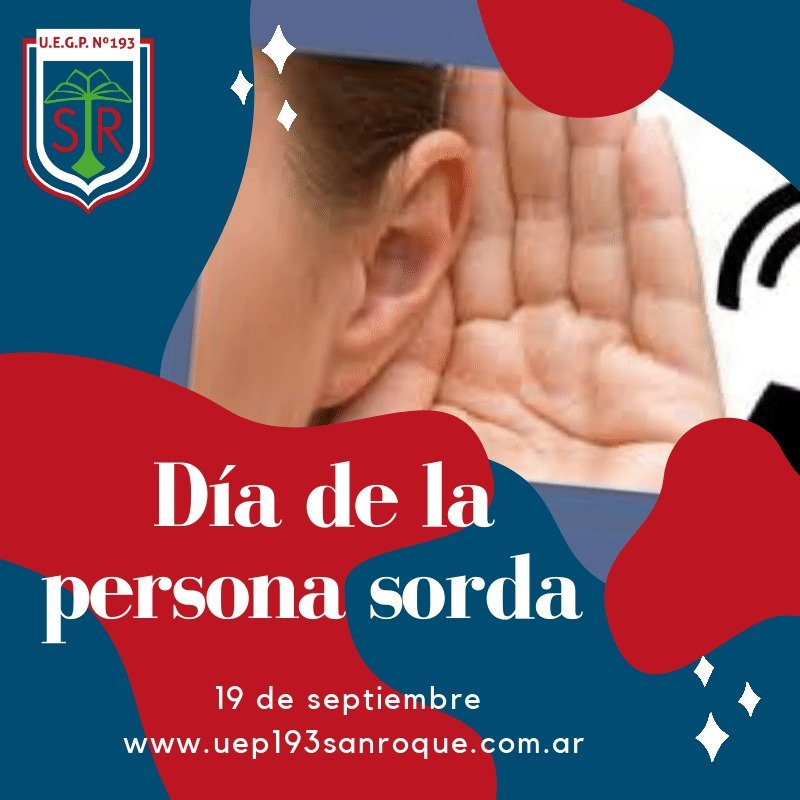 19 de septiembre – Día de la persona sorda
